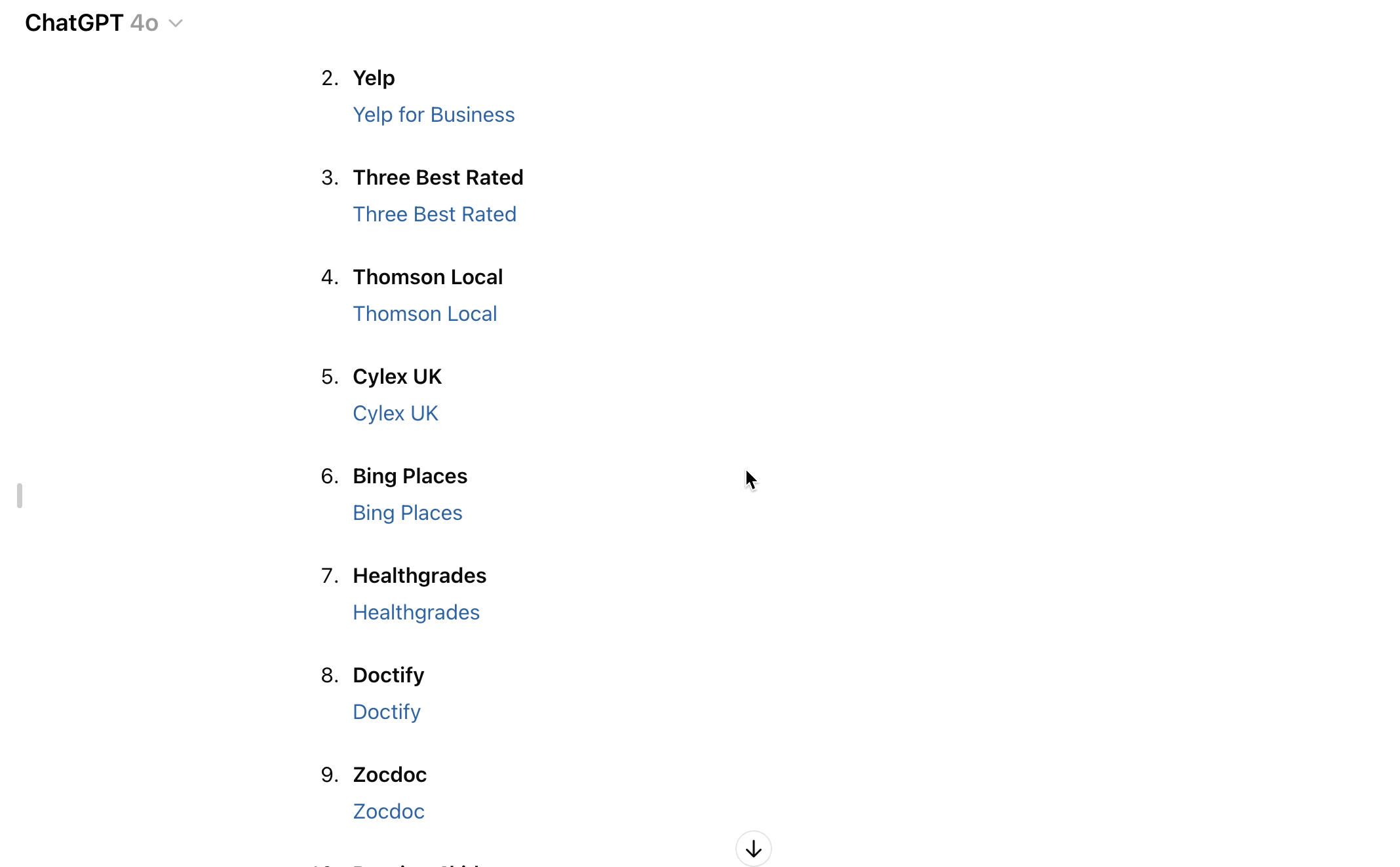 Prompt for searching for local directories